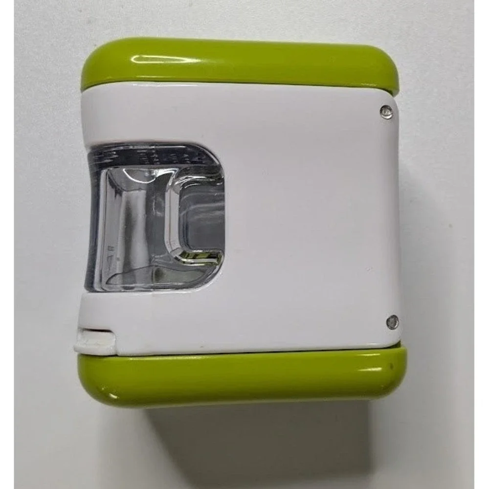 RSVP Garlic Chopper Green Small Manual Rolling Mincer